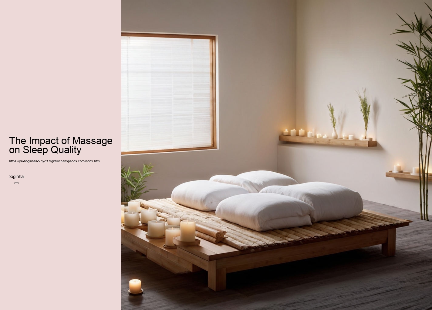 The Impact of Massage on Sleep Quality